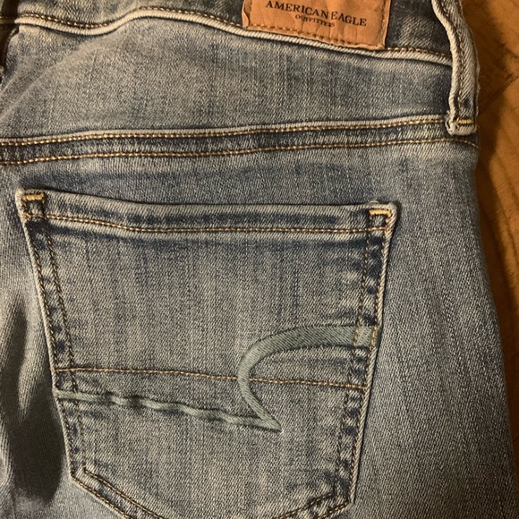 American Eagle AEO Super Stretch Skinny Jeans Sz 4 - Picture 7 of 8